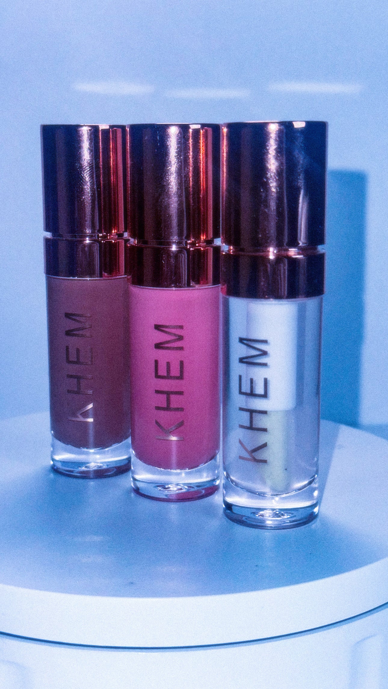 Khem High Shine Lip Oil Trio